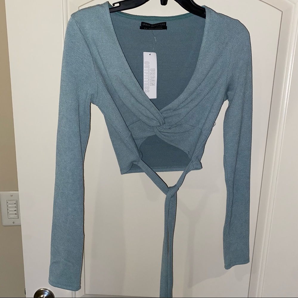 Urban Outfitters wrap & tie crop top